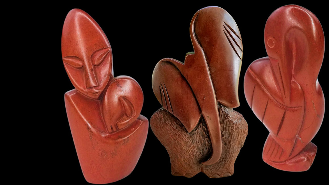 Shona Red Stone Sculpture