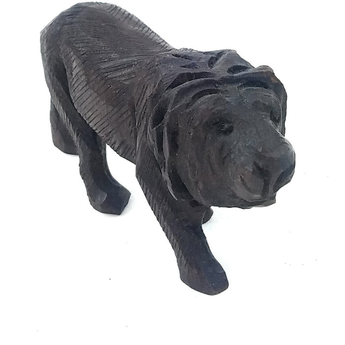 Ironwood Lion Hand Carved In Zimbabwe