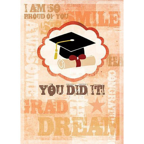 I Am So Proud Of You, You Did It!