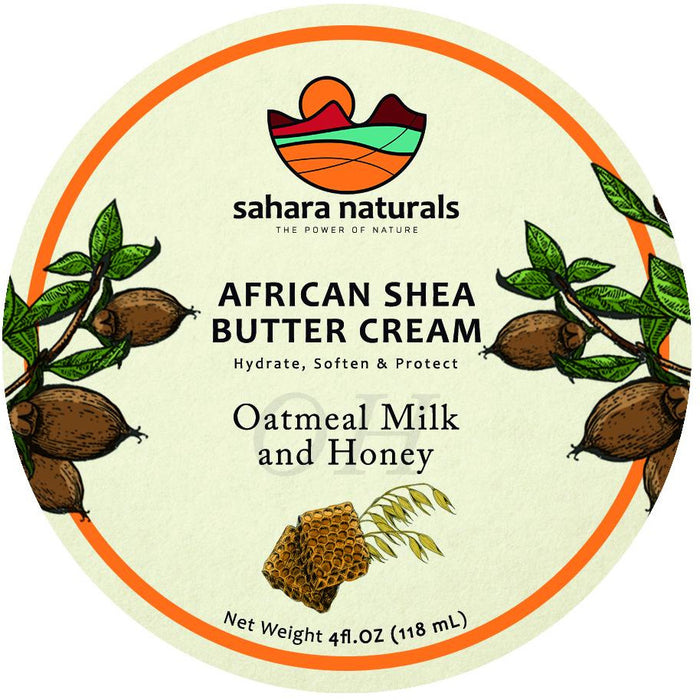 African Shea Butter Cream | Oatmeal Milk & Honey