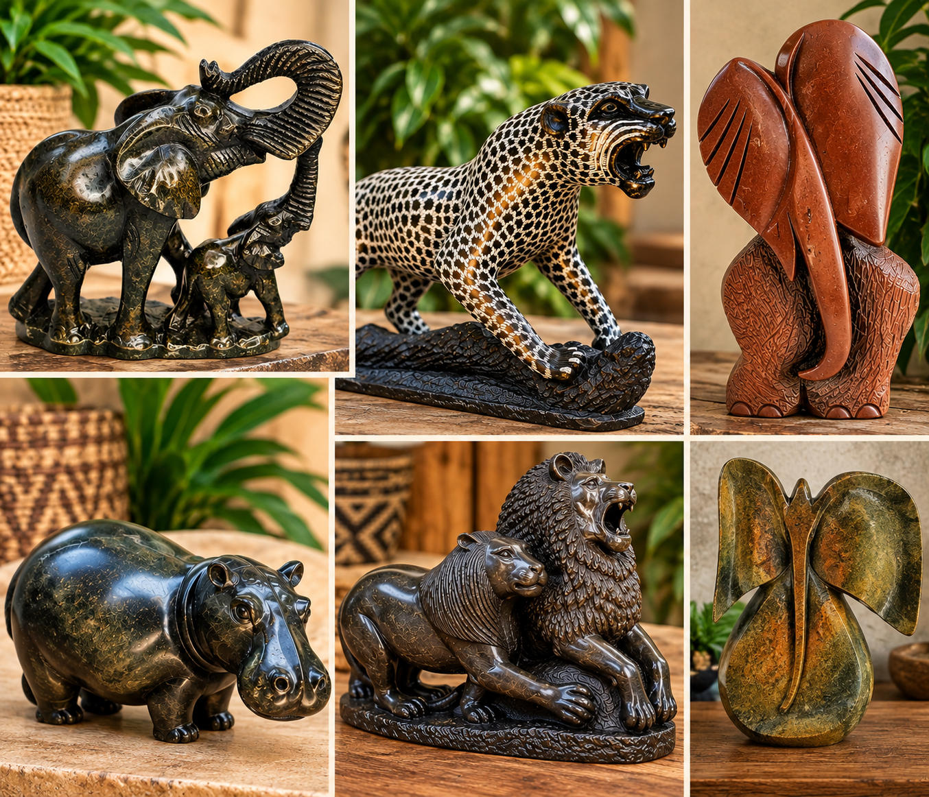 Shona Animal Sculptures: The Beauty of Zimbabwe’s Wildlife Carved in Stone