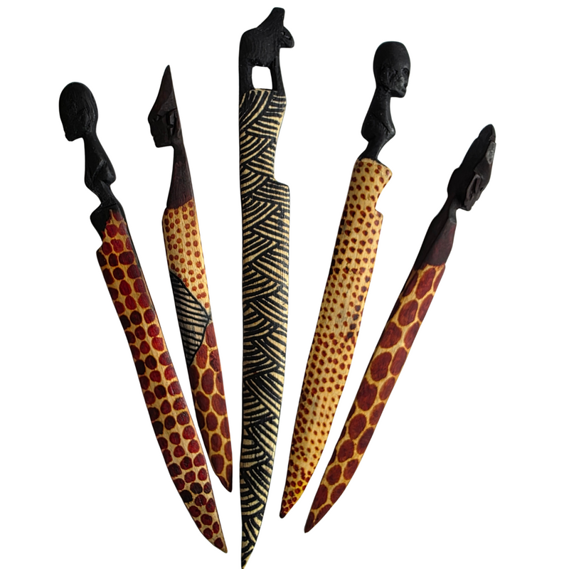 African Letter Opener – Handmade Tribal Design from Kenya | A Taste of Africa