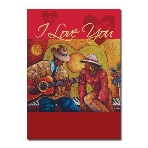 I Love You - African American Love Card