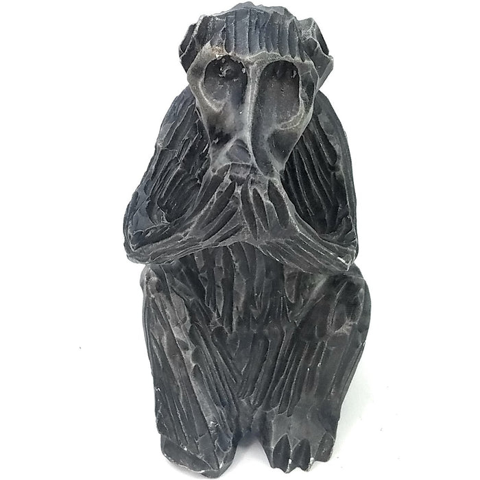 African Monkey Hand Carved In Zimbabwe