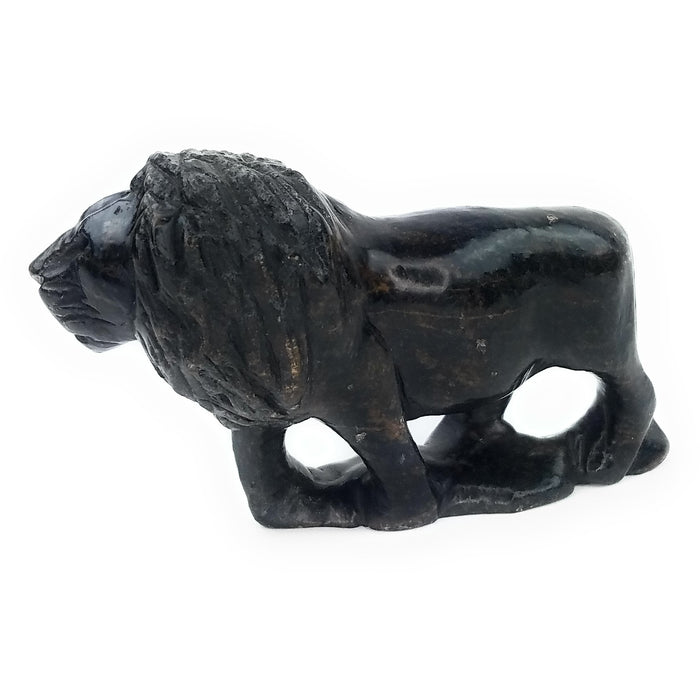 African Lion Hand Carved In Zimbabwe