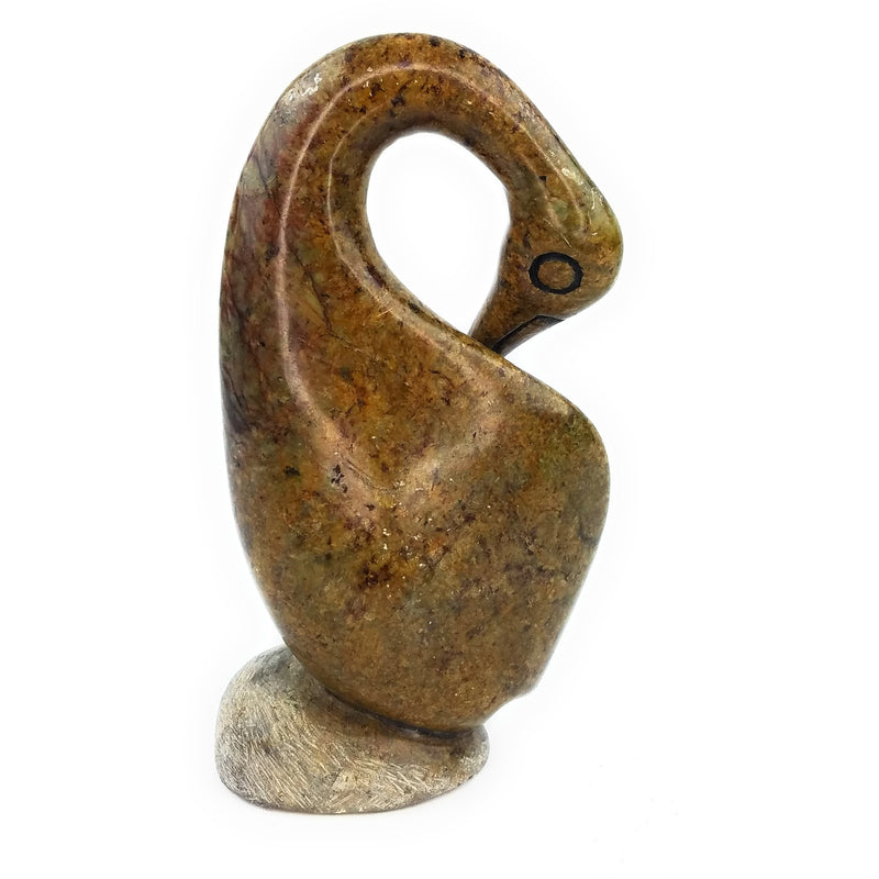 Pelican Bird Hand Carved In Zimbabwe