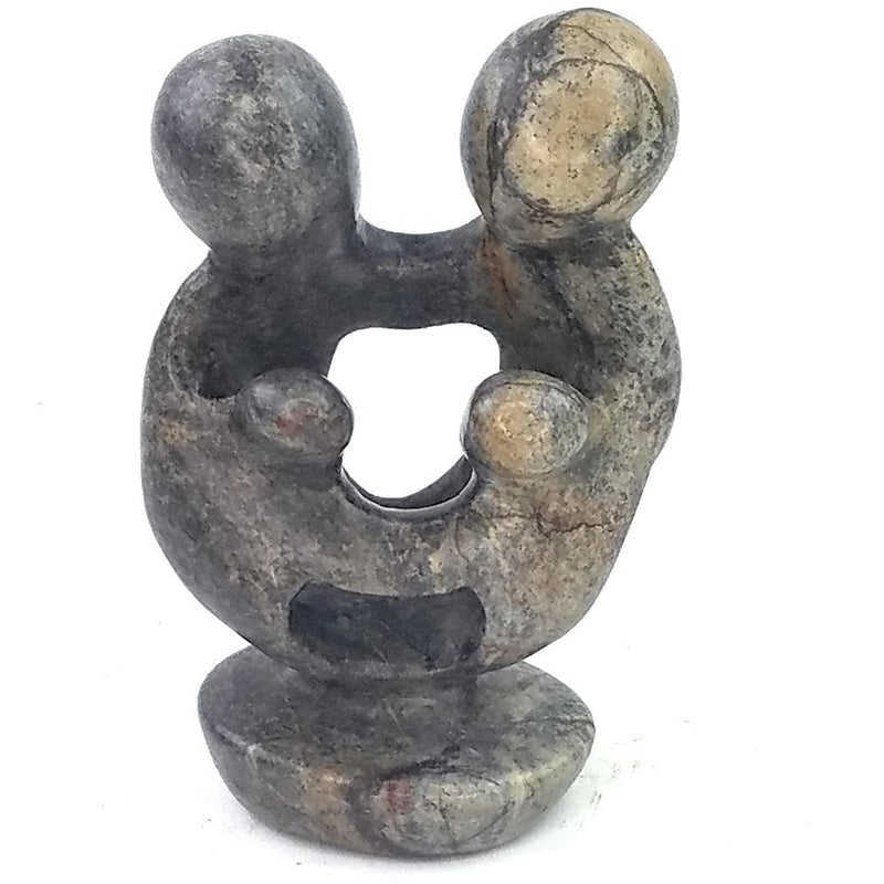 Ukama Family Of 4 Hand Carved In Zimbabwe
