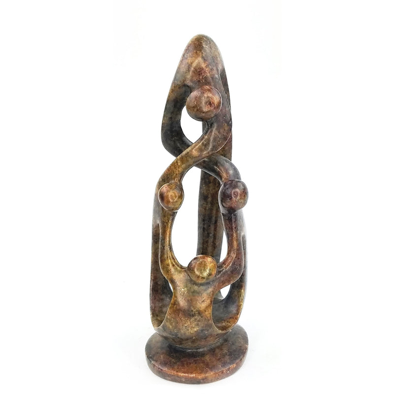 Ukama Family Of 4 Hand Carved In Zimbabwe