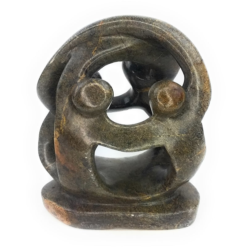 Ukama Family Of 4 Hand Carved In Zimbabwe