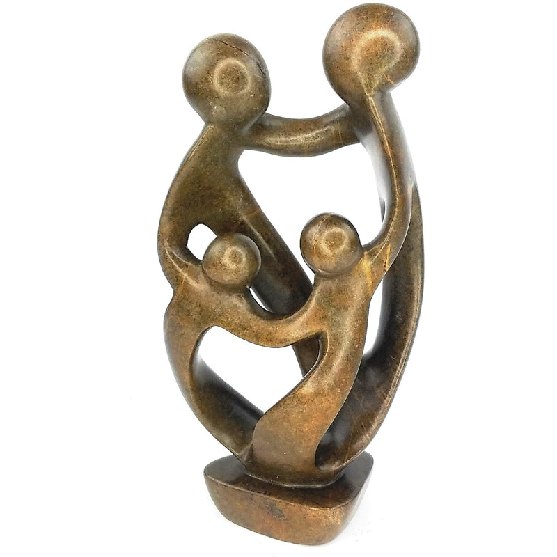 Ukama Family Of 4 Hand Carved In Zimbabwe