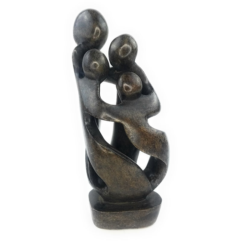Ukama Family Of 4 Hand Carved In Zimbabwe