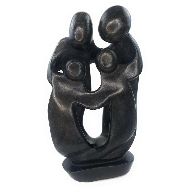 Ukama Family Of 4 Hand Carved In Zimbabwe