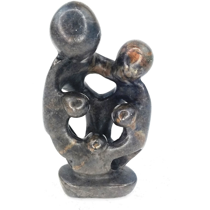 Ukama Family Of 5 Hand Carved In Zimbabwe