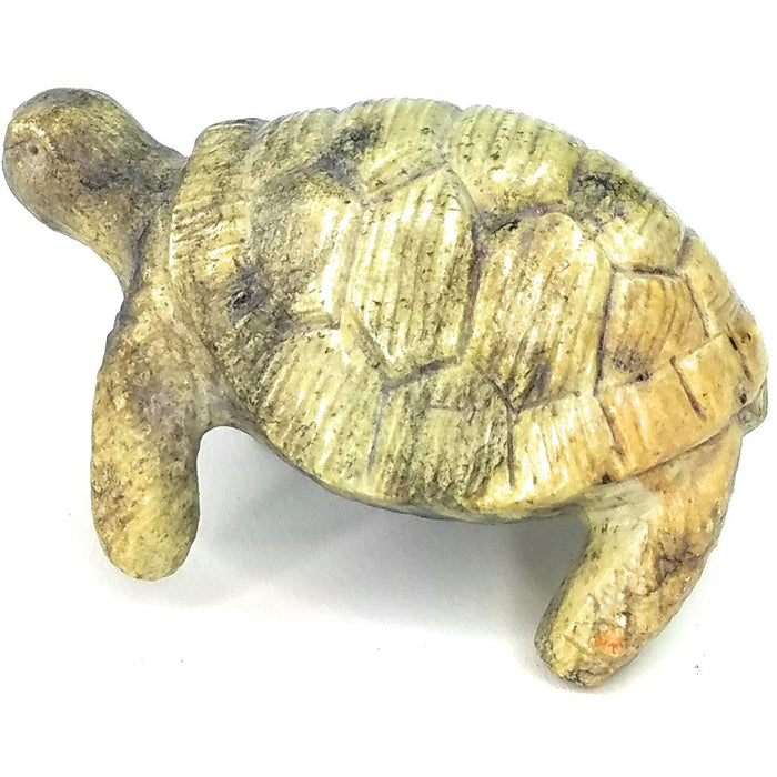 Stone Turtle (African Tortoise) Hand Carved In Zimbabwe - Assorted