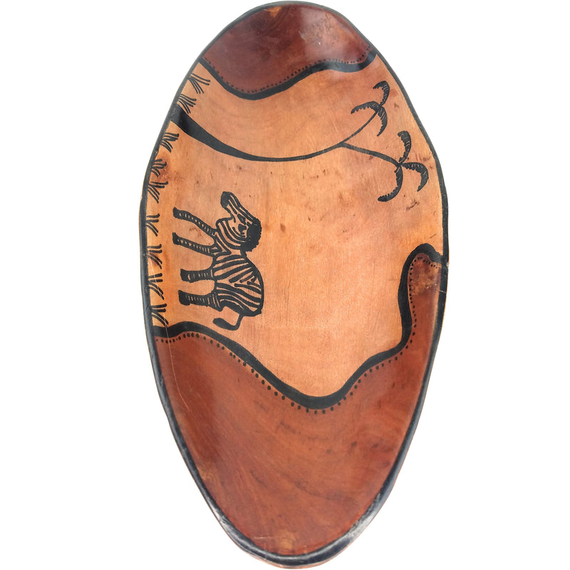 Olivewood Bowl Hand Carved In Zimbabwe