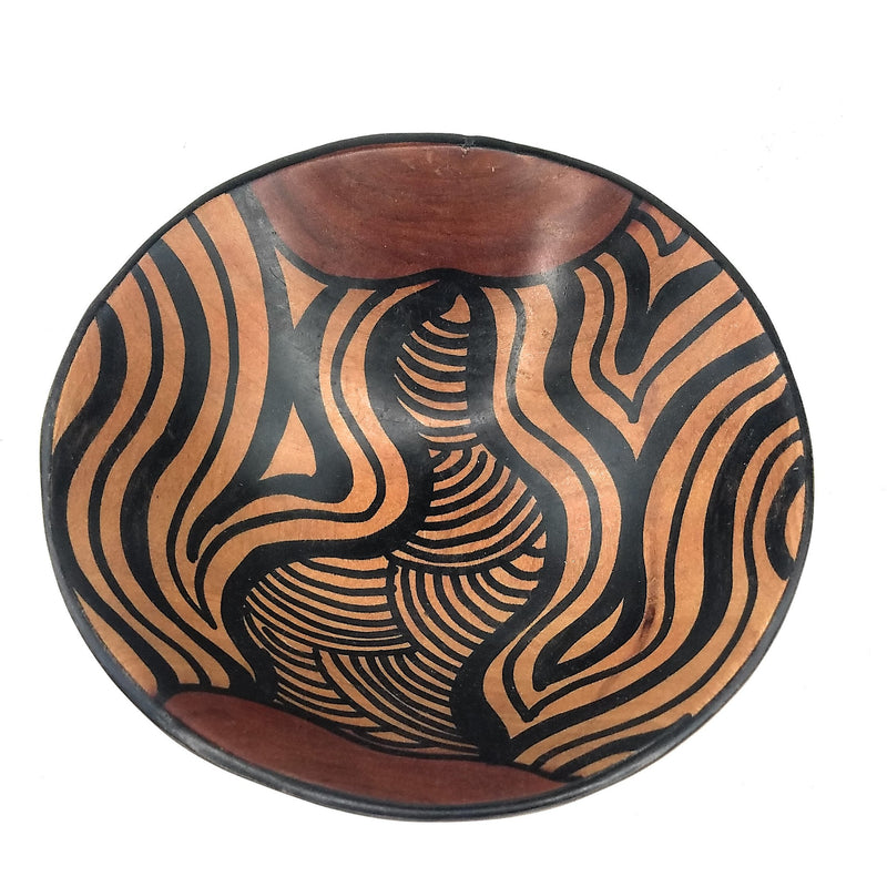 Olivewood Bowl Hand Carved In Zimbabwe