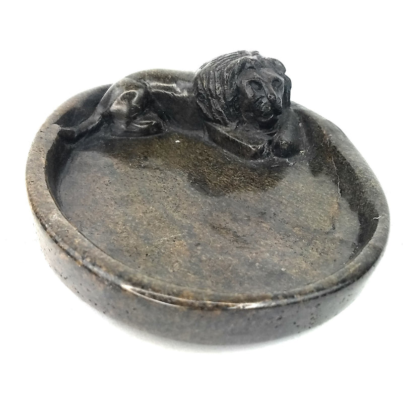 Lion Soap Dish/Ashtray Handmade In Zimbabwe