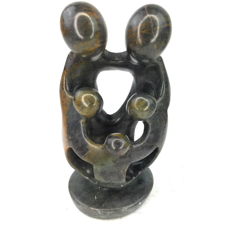 Ukama Family Of 5 Hand Carved In Zimbabwe