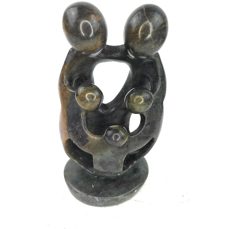 Ukama Family Of 5 Hand Carved In Zimbabwe