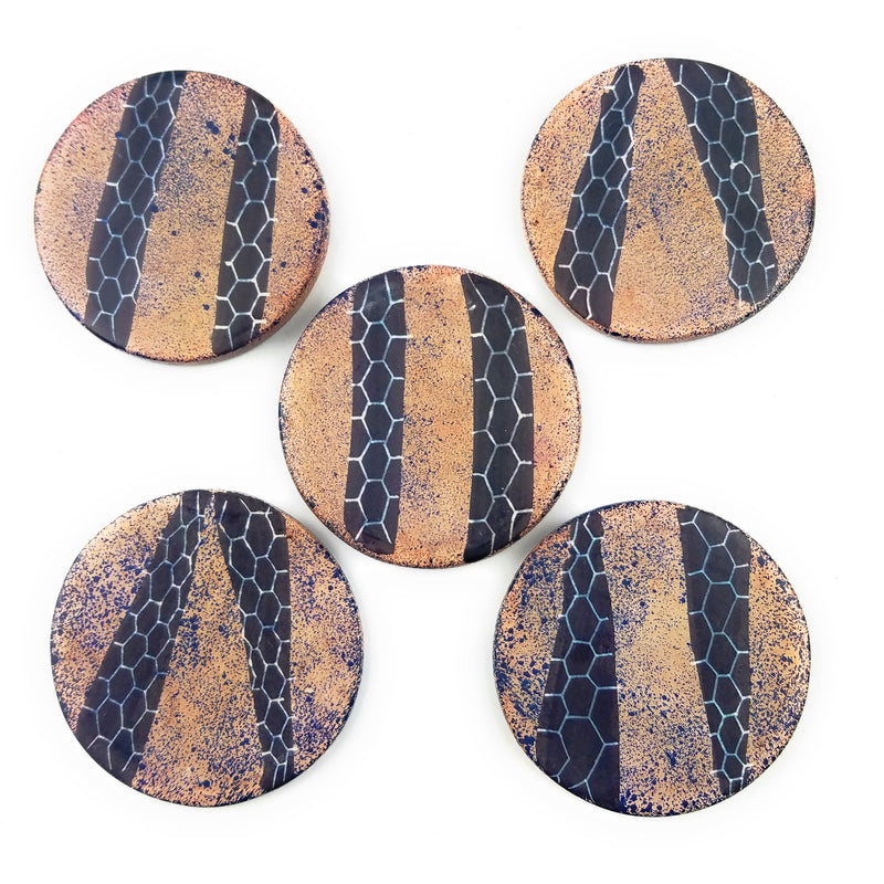 Tribal Coaster Set  - 5 Piece Set