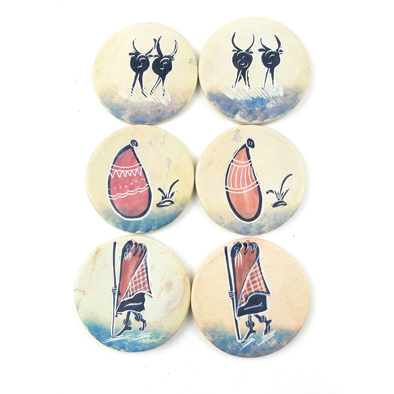 Coaster Set Massai - 6 Piece Set