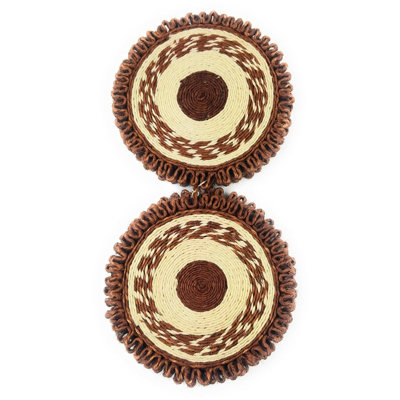 Wicker Coasters   - 6 Piece Set