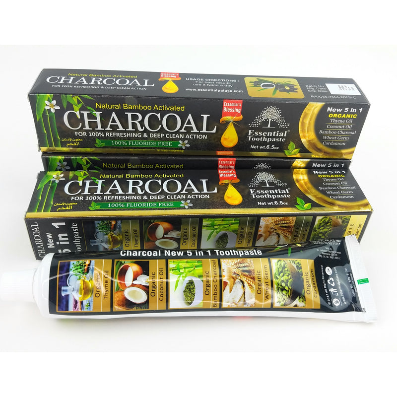 Natural Bamboo Activated Charcoal Toothpaste