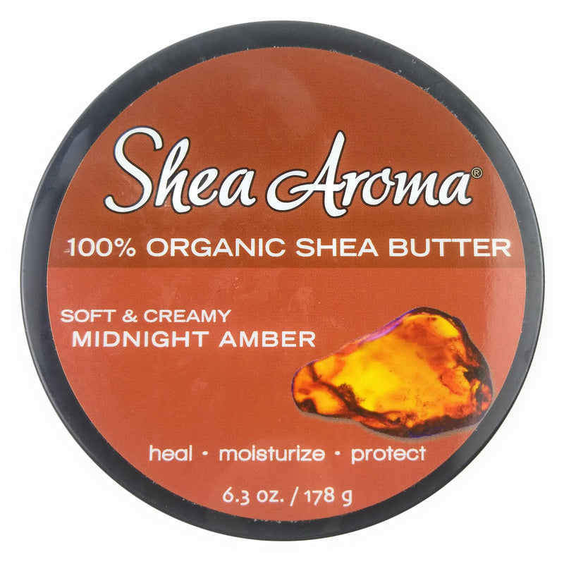 100% Unrefined Shea Butter - Midnight Amber