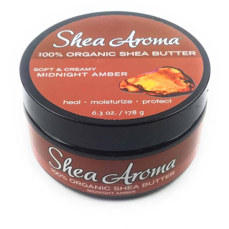 100% Unrefined Shea Butter - Midnight Amber