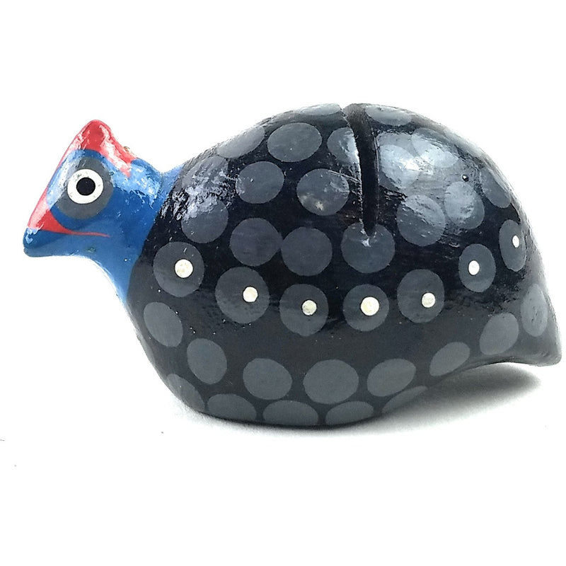 Guinea Fowl Card Holder Handmade In Zimbabwe