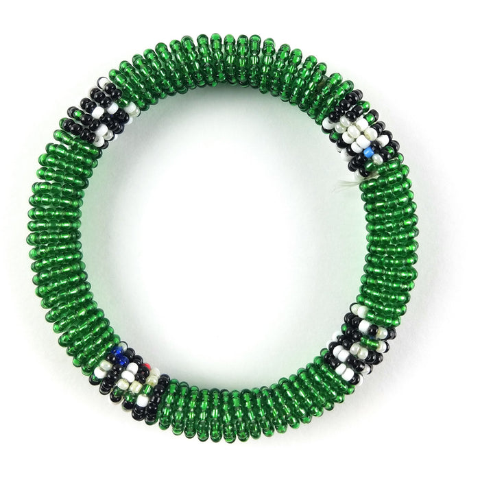 Massai Bead Bracelet - Green