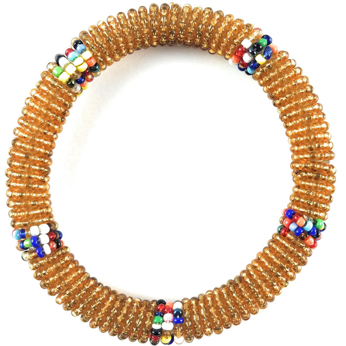Massai Bead Bracelet - Gold