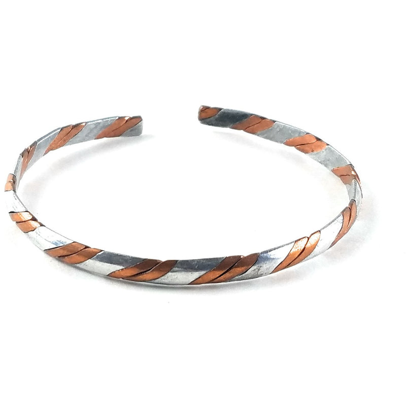 Silver and Copper Bracelet