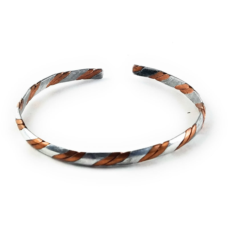 Silver and Copper Bracelet