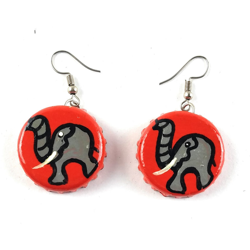Bottle Cap Earrings