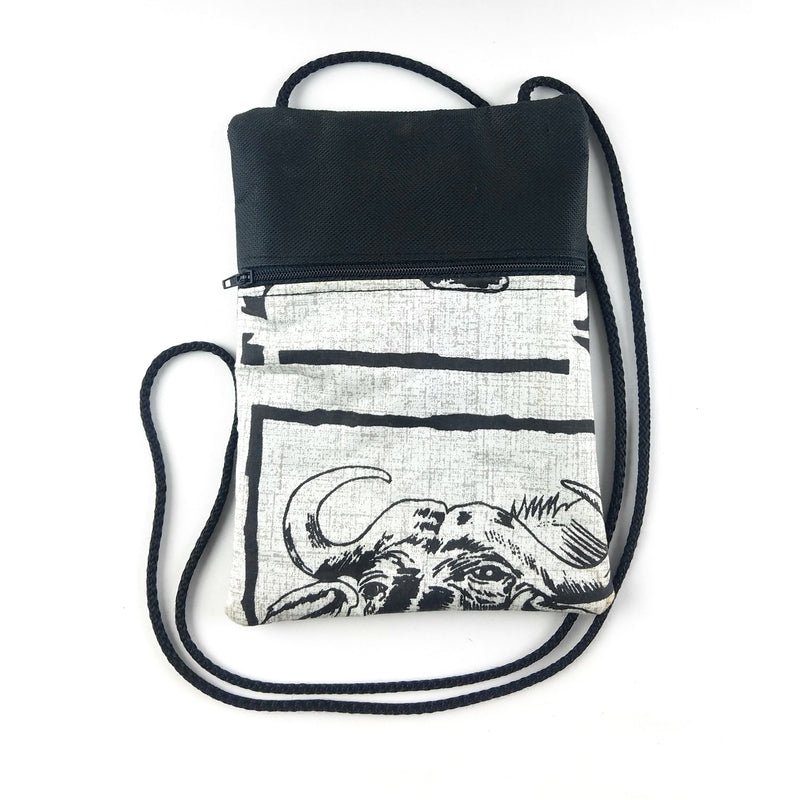 Buffalo Safari Passport Bag – Handmade African Travel Accessory