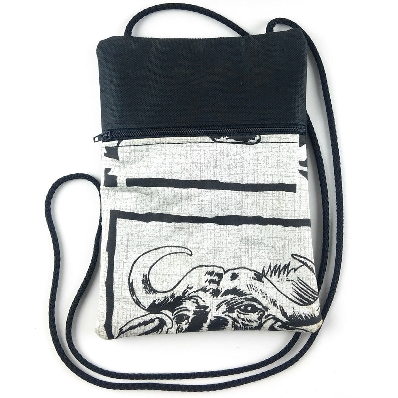Buffalo Safari Passport Bag – Handmade African Travel Accessory