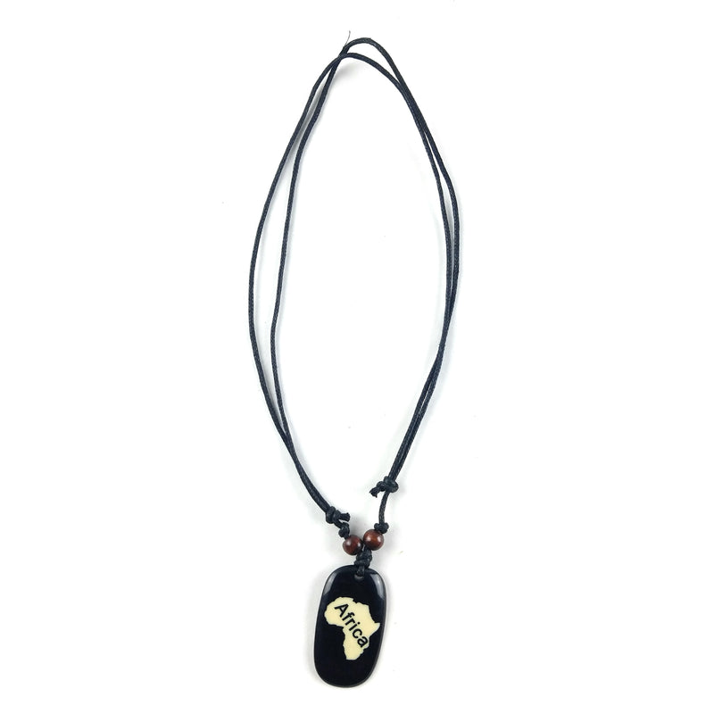 Africa Map Necklace