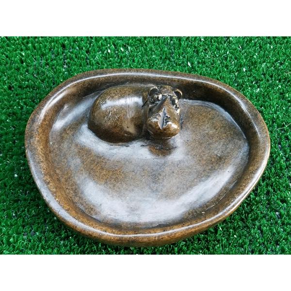 Hippopotamus Soap Dish/Ashtray Handmade In Zimbabwe