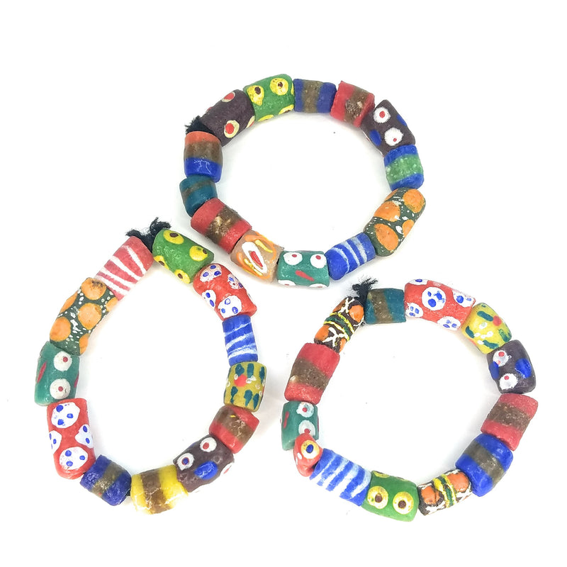 Ghana Trade Bead Bracelet