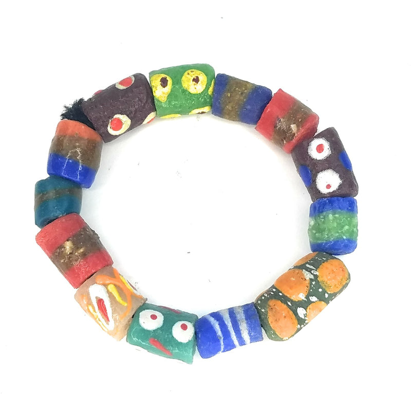 Ghana Trade Bead Bracelet
