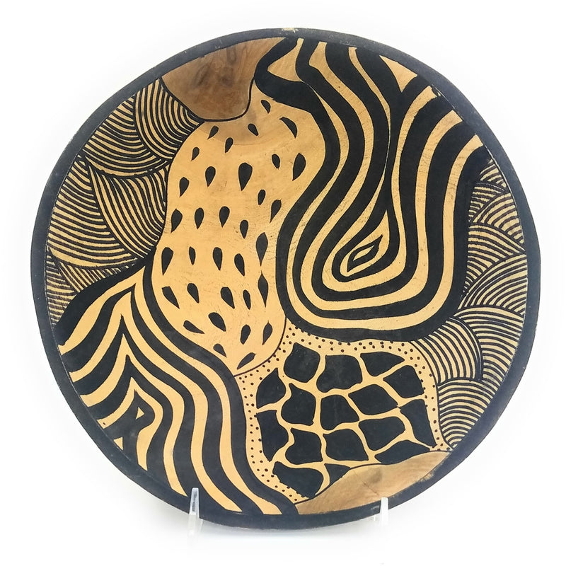 Safari Animal Bowl Hand Carved In Zimbabwe
