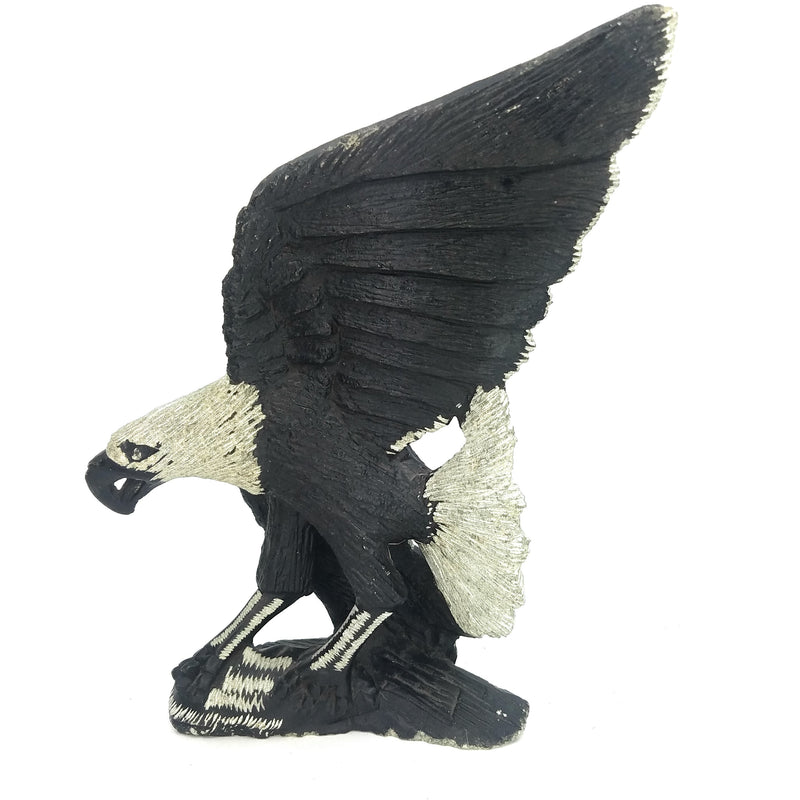 African Fish Eagle Hand Carved In Zimbabwe