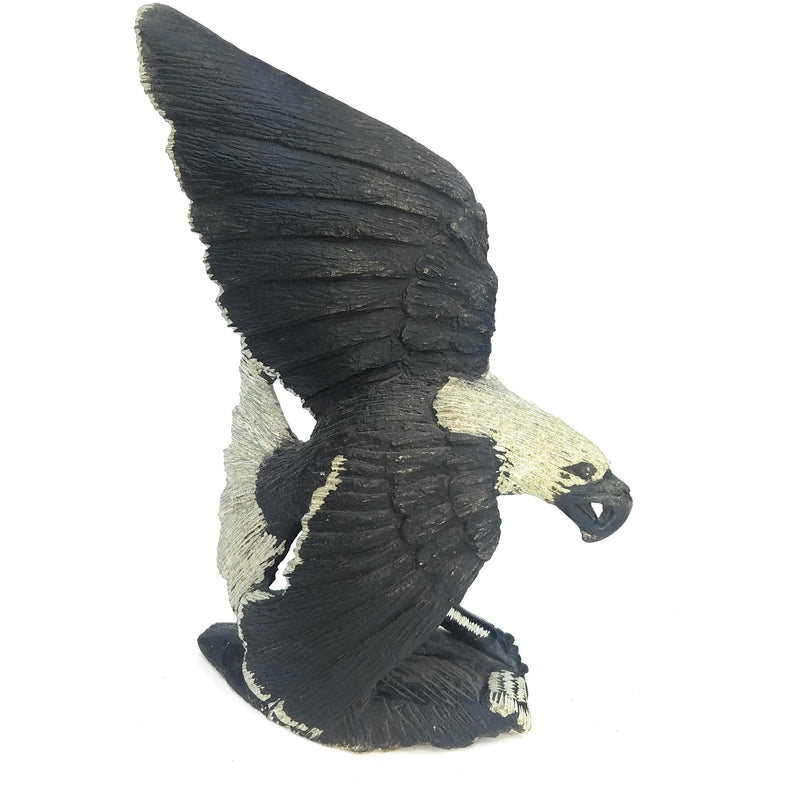 African Fish Eagle Hand Carved In Zimbabwe