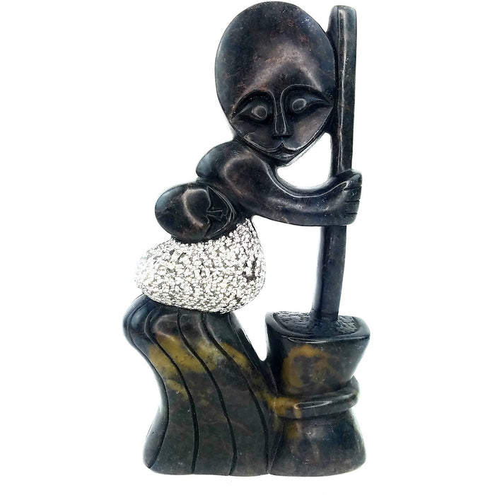 Mother and Child Hand Carved In Zimbabwe