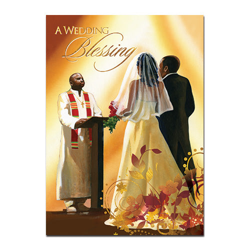 A Wedding Blessing Card African American Wedding Card