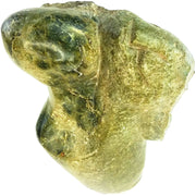 Abstract Couple Sculpture – Green Serpentine