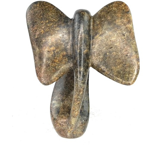 Abstract Elephant – Two-Tone Serpentine Shona Stone Sculpture