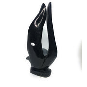 Abstract Flower Sculpture | African Stone Art