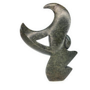 Abstract Plant Sculpture – Flowing Shona Stone Art from Zimbabwe